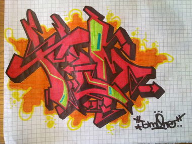 Graffiti Sketch - Photo by OKG (2012)
