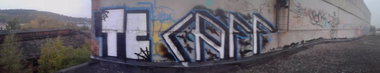 Graffiti Bombing - Photo by OLDTOY - Taco, &, Caff (2013)