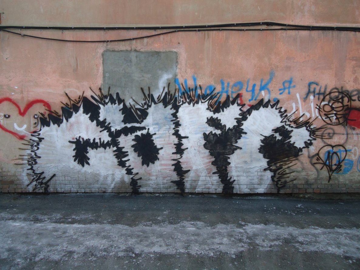 Graffiti Bombing - Photo by OLDTOY - Caff