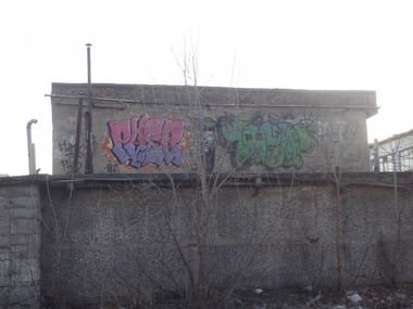 Graffiti Bombing - Photo by OLDTOY - Pher, &, Taco