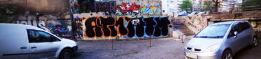 Graffiti Bombing - Photo by OLDTOY - ATMS, ?2