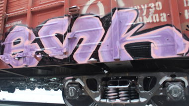 Graffiti Train - Photo by OLDTOY