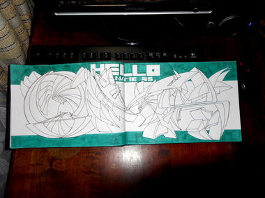 Graffiti Sketch - Photo by OMK - OMK (2013)
