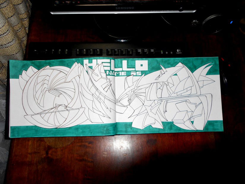 Graffiti Sketch - Photo by OMK - OMK (2013)