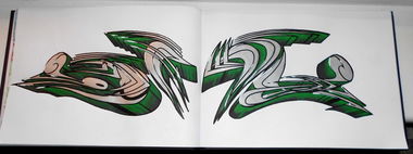 Graffiti Sketch in Riga - Photo by OMK - OMK (2013)