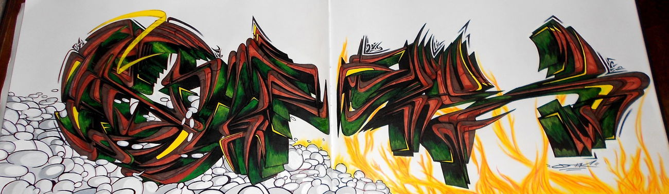 Graffiti Sketch - Photo by OMK - OMK (2013)