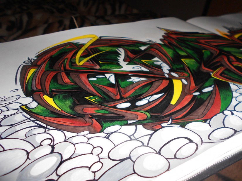 Graffiti Sketch - Photo by OMK - OMK (2013)