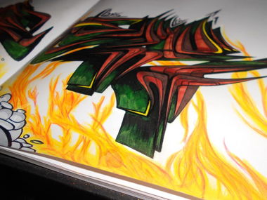 Graffiti Sketch - Photo by OMK - OMK (2013)