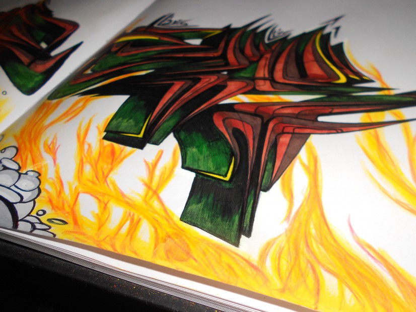 Graffiti Sketch - Photo by OMK - OMK (2013)