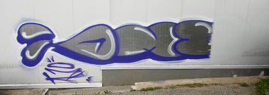 Graffiti Bombing in Smiltene - Photo by OMK - OMK (2013)