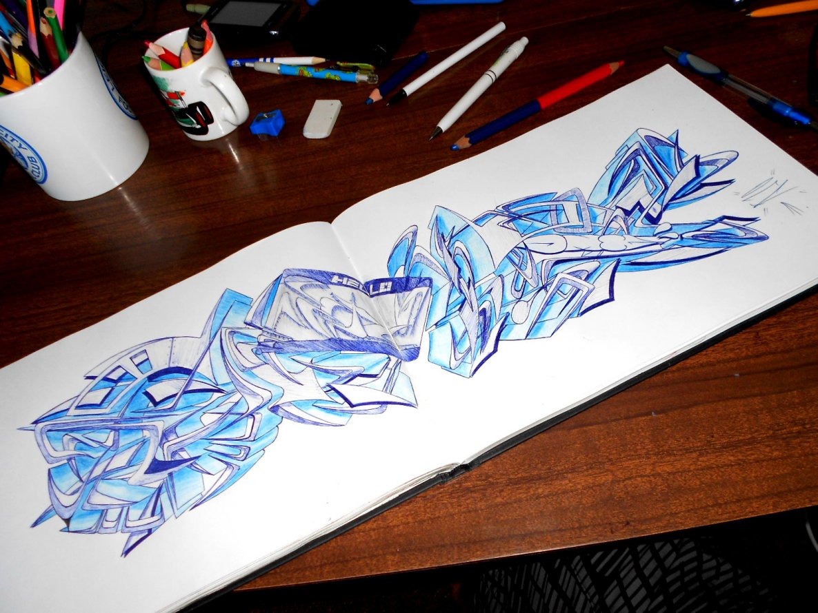 Graffiti Sketch - Photo by OMK - OMK (2013)