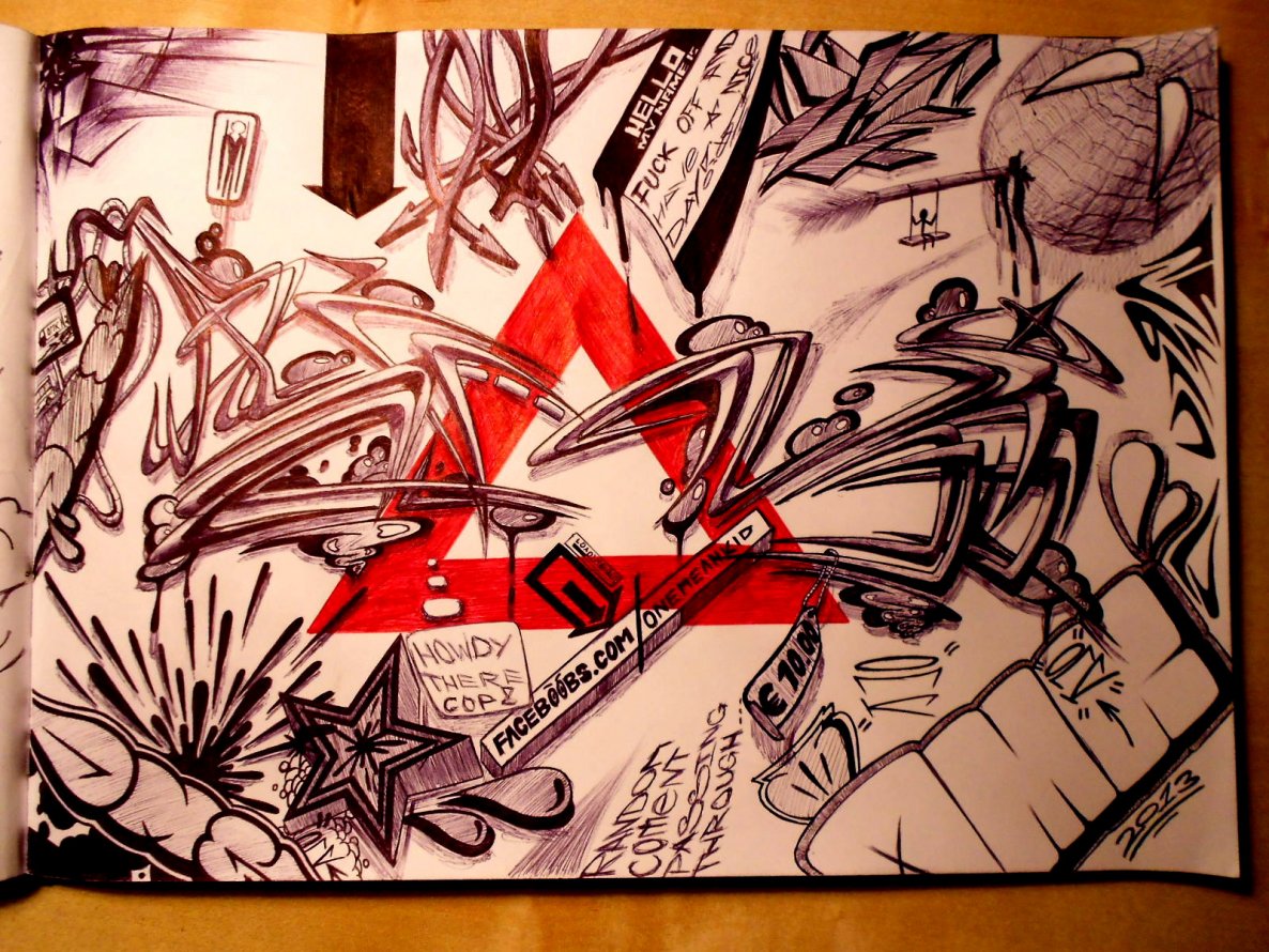 Graffiti Sketch - Photo by OMK - OMK (2013)