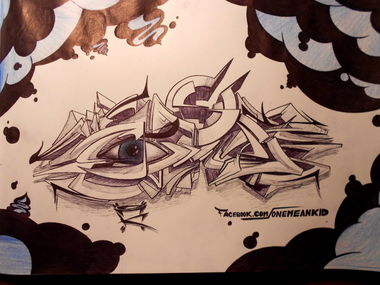 Graffiti Sketch - Photo by OMK - OMK (2013)