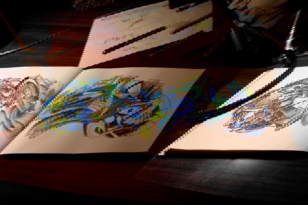 Graffiti Sketch - Photo by OMK - OMK (2013)