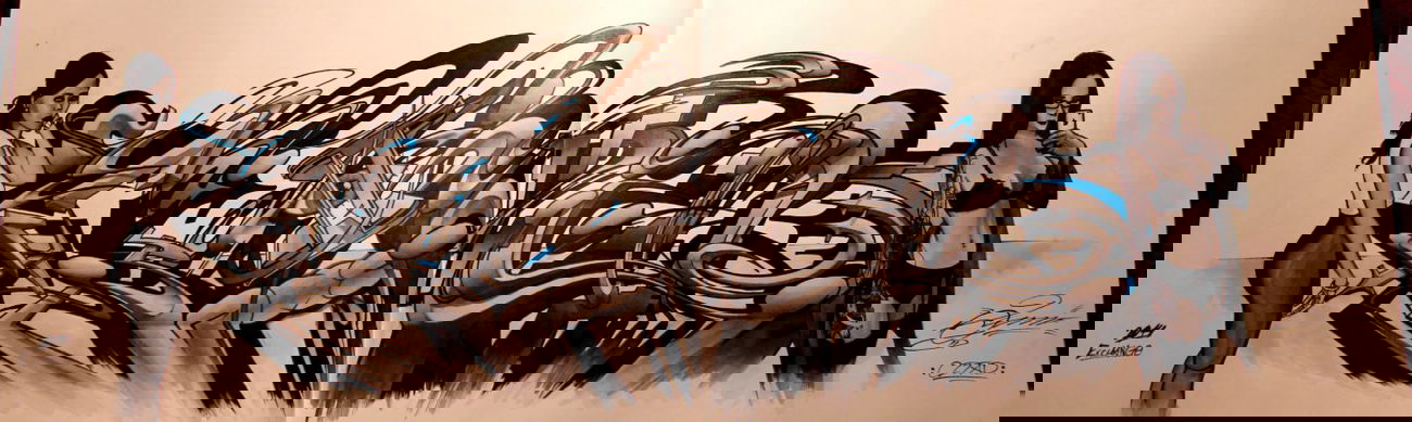 Graffiti Sketch - Photo by OMK - OMK, CITAD (2014)