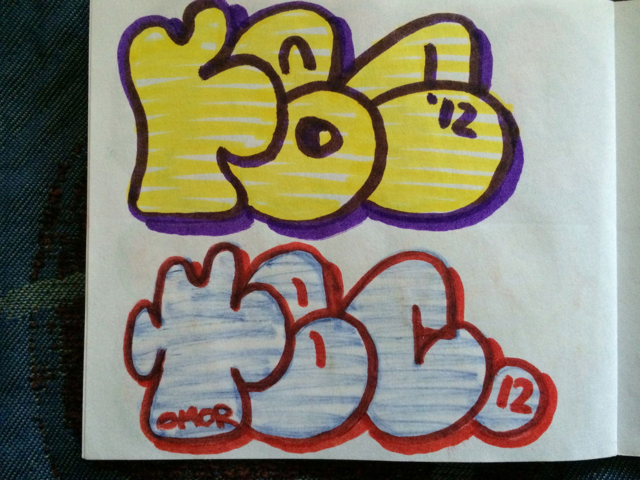 Graffiti Sketch - Photo by OMoR - fbc, bubble, omor (2012)