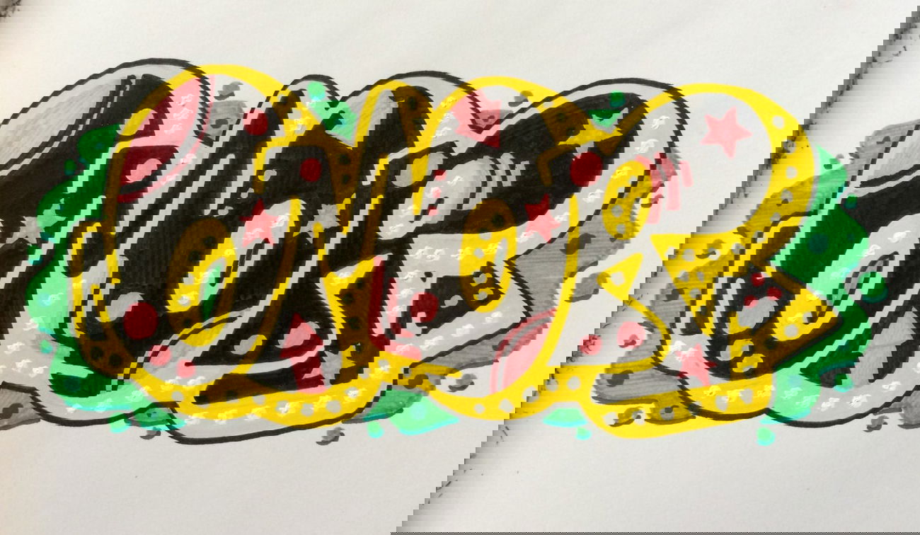 Graffiti Sketch - Photo by OMoR - Omor, black&yellow, black (2015)
