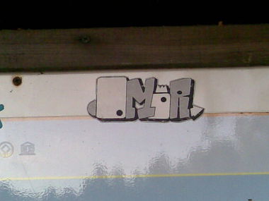 Graffiti Street Art - Photo by OMoR - omor, sticker (2007)