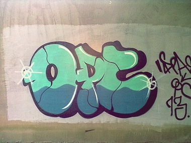 Graffiti Bombing in Minsk - Photo by OPC - SpashOPC (2013)