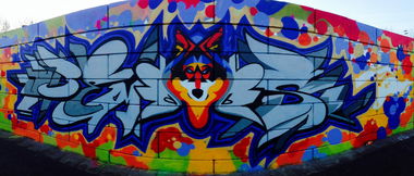 Graffiti Wall in Krefeld - Photo by OREMOS - no, highlights, - (2014)