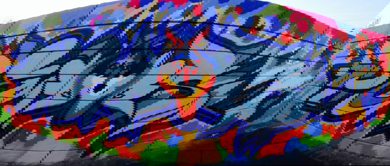 Graffiti Wall in Krefeld - Photo by OREMOS - no, highlights, - (2014)