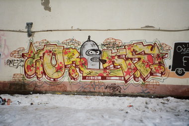 Graffiti Bombing - Photo by ORIKSONE