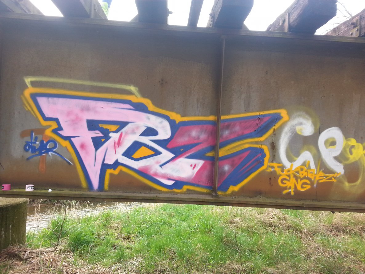 Graffiti Wall - Photo by OTIMEone - FBZGANG, by., OTIME (2014)
