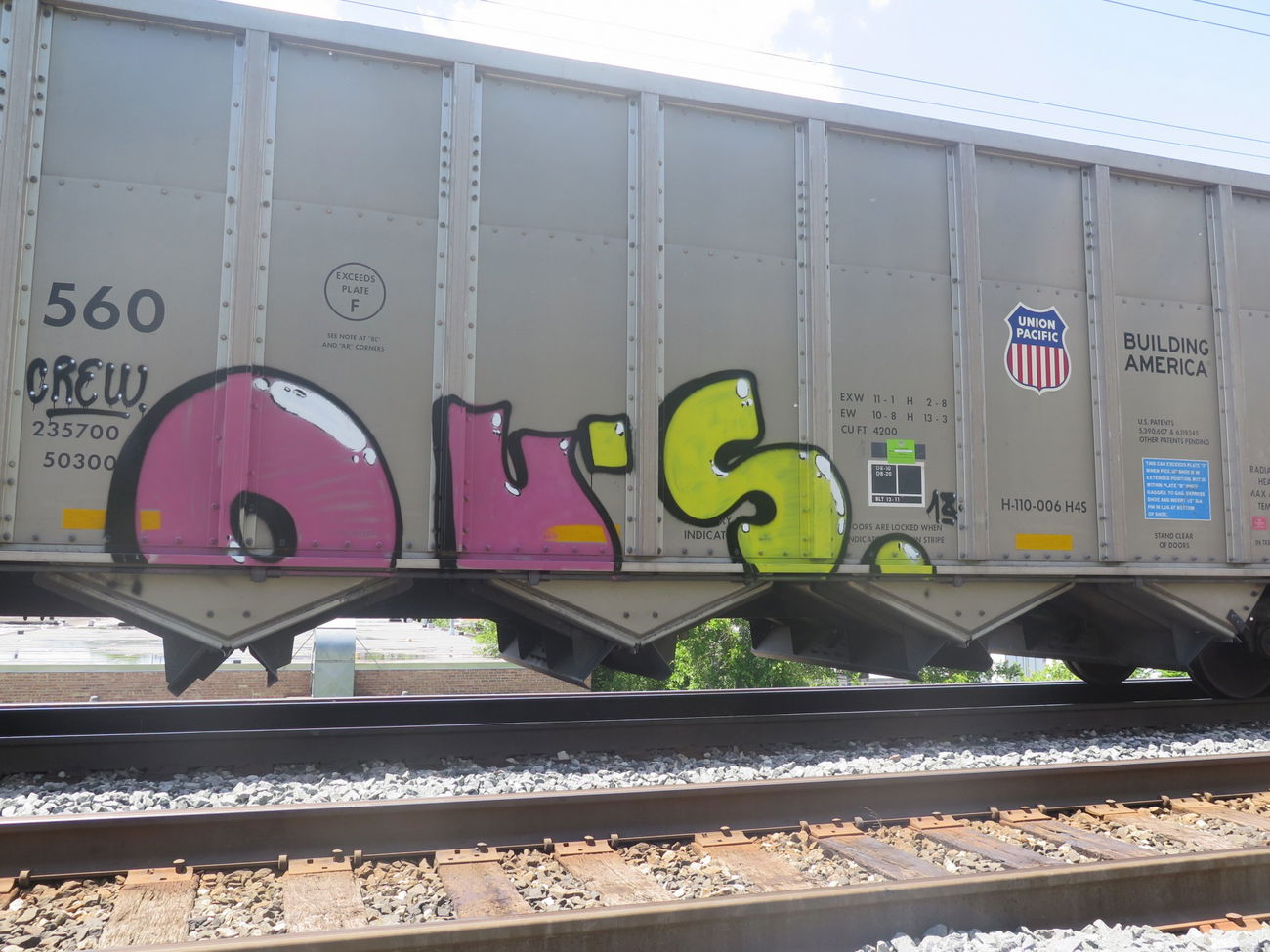 Graffiti Train - Photo by OUSSCREW