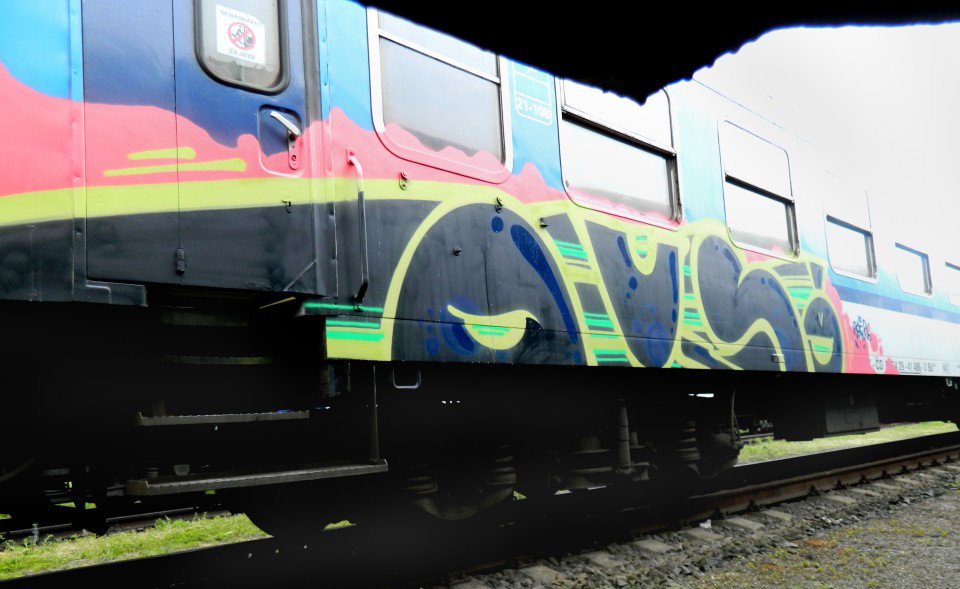 Graffiti Train - Photo by OUSSCREW