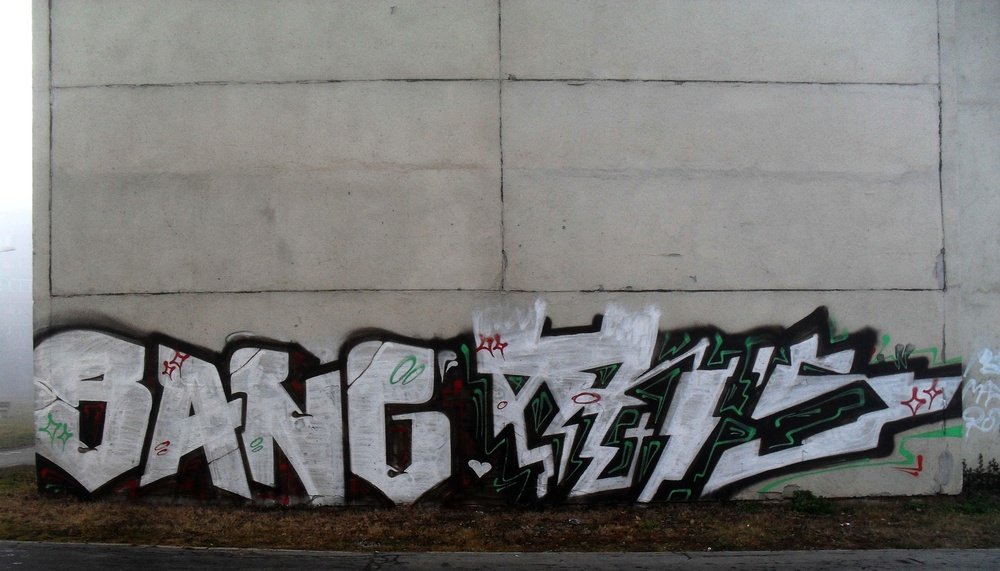 Graffiti Bombing - Photo by OUSSCREW - bang, ous