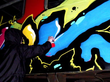 Graffiti Artwork in Zilina - Photo by OUSSCREW - ? (2012)