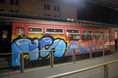 Graffiti Train - Photo by OUSSCREW - pina
