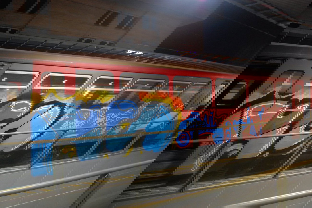 Graffiti Train - Photo by OUSSCREW - pina