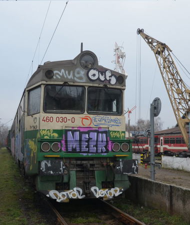Graffiti Train in Kosice - Photo by OUSSCREW - maska