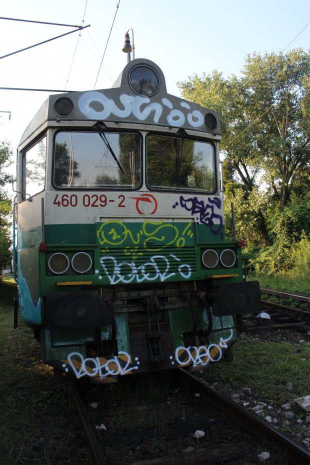Graffiti Train in Preov - Photo by OUSSCREW - oreo, ous, rotor