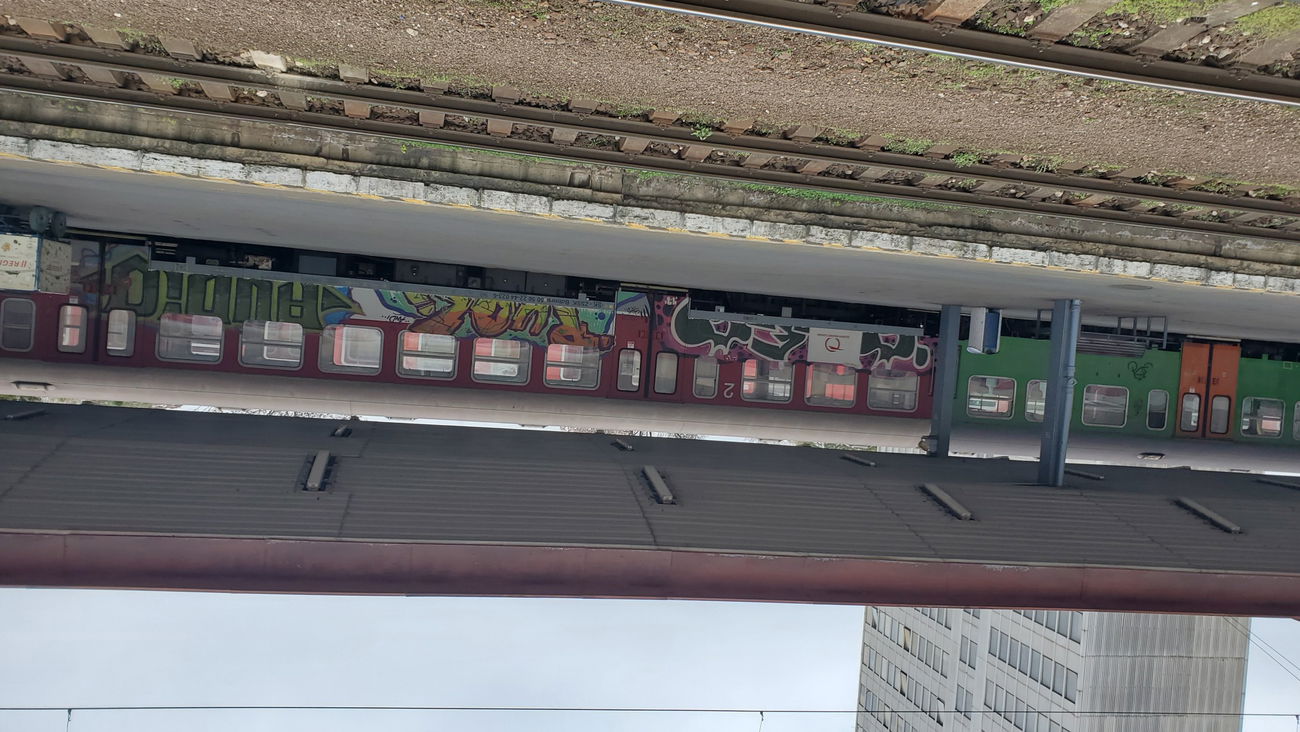 Graffiti Train - Photo by OUSSCREW