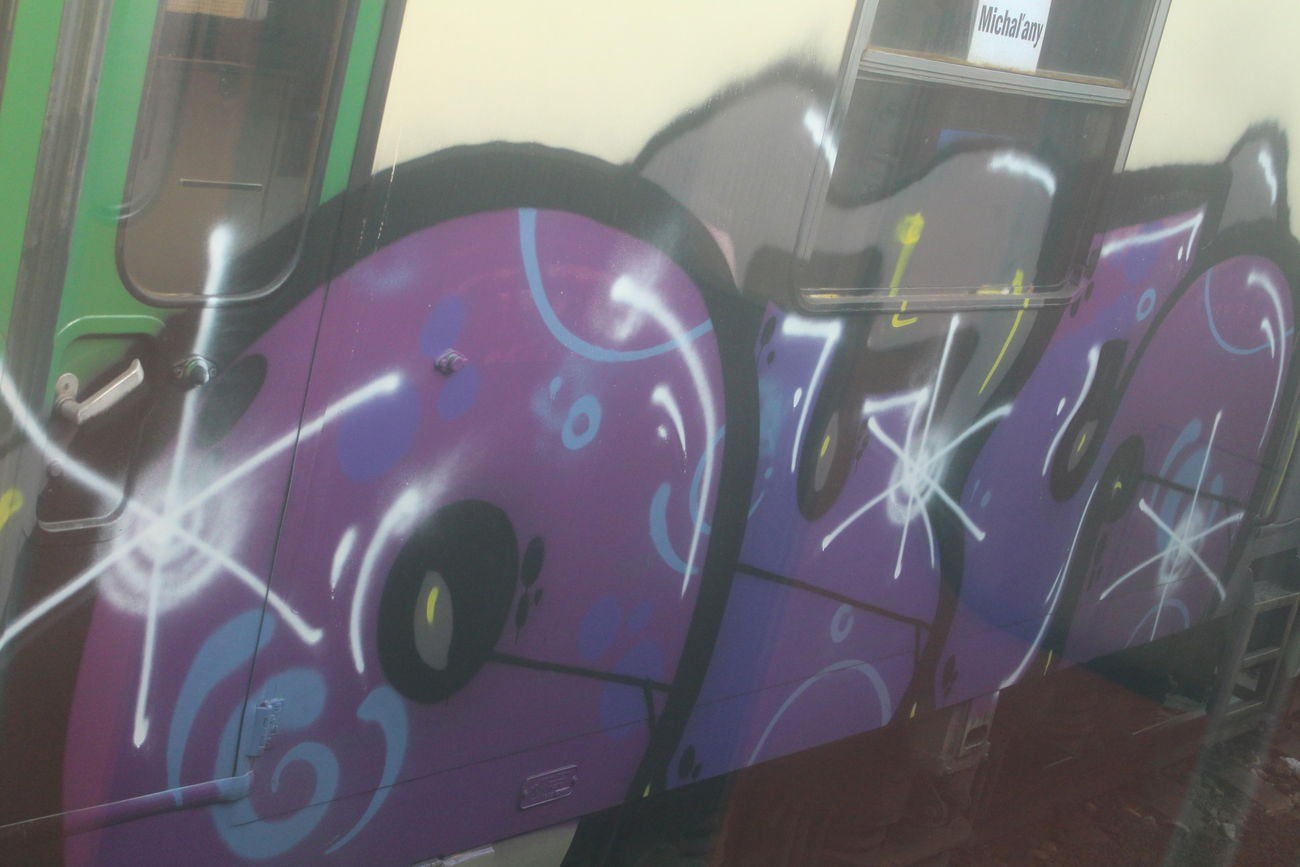 Graffiti Train - Photo by OUSSCREW