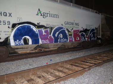 Graffiti Train - Photo by OUSSCREW