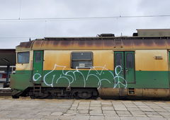 Graffiti Train - Photo by OUSSCREW