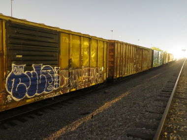 Graffiti Train - Photo by OUSSCREW