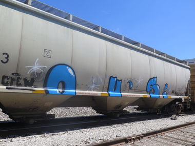 Graffiti Train - Photo by OUSSCREW