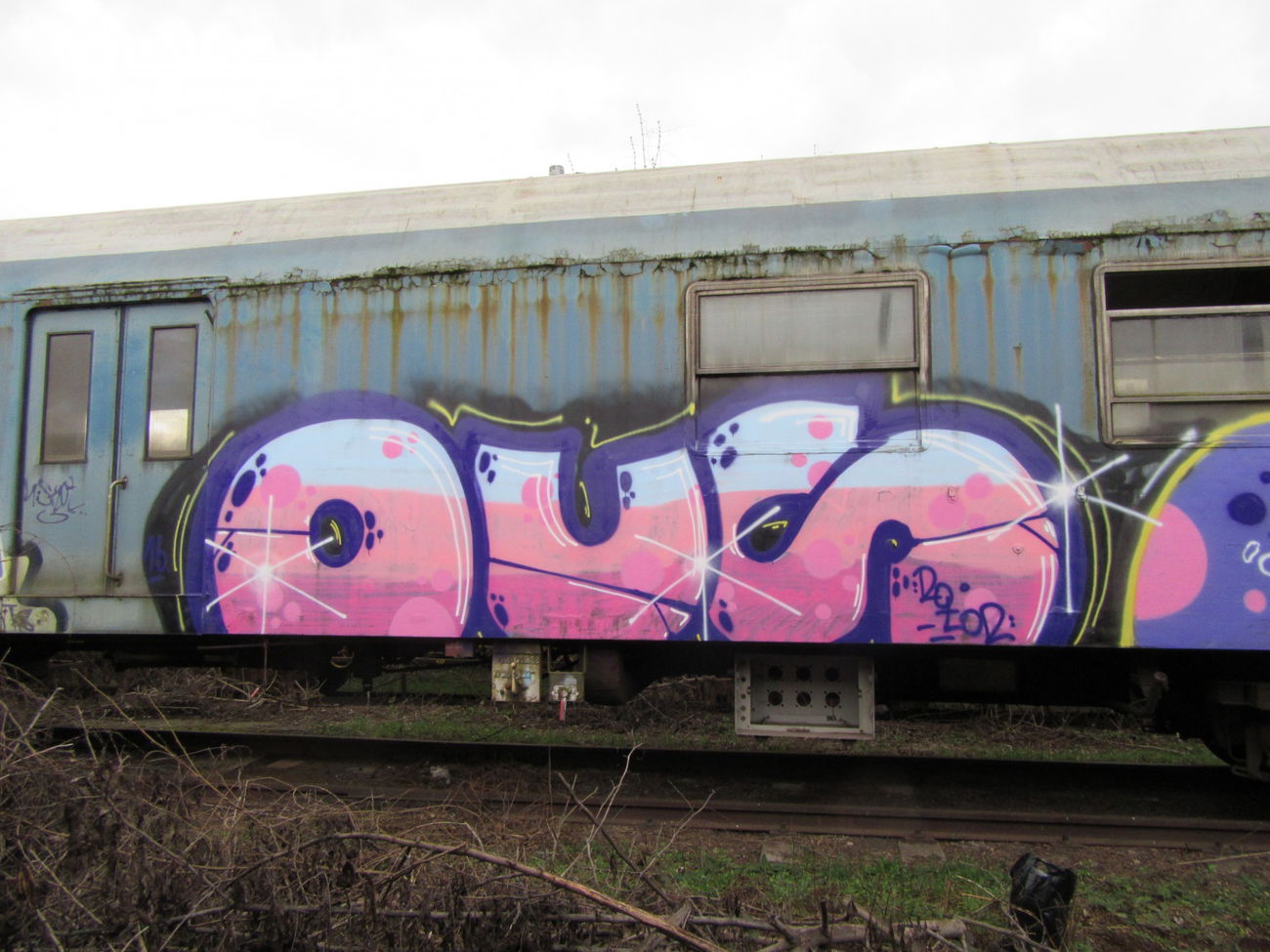 Graffiti Train in Maďarsko - Photo by OUSSCREW