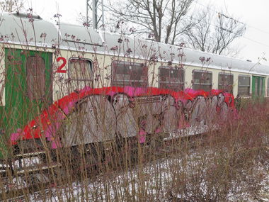 Graffiti Train - Photo by OUSSCREW