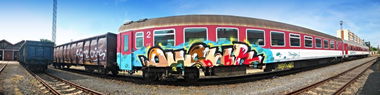 Graffiti Train - Photo by OUSSCREW - ous, swr