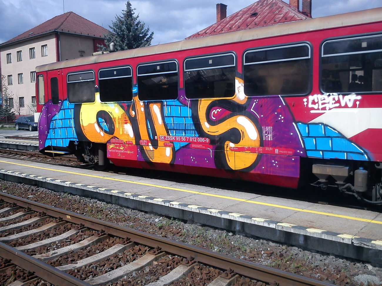 Graffiti Train - Photo by OUSSCREW