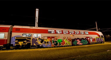 Graffiti Train - Photo by OUSSCREW