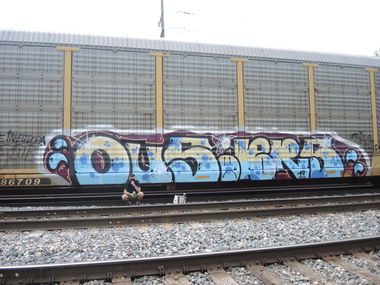 Graffiti Train - Photo by OUSSCREW - OUS