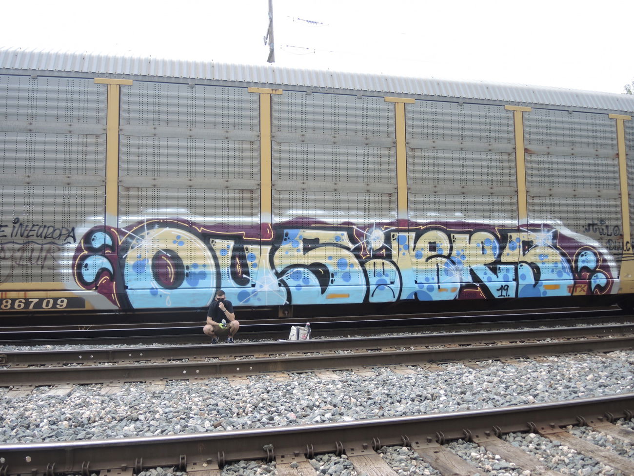 Graffiti Train - Photo by OUSSCREW - OUS