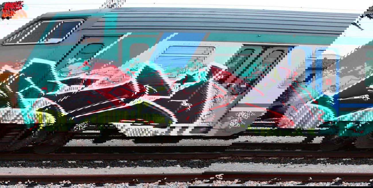 Graffiti Train - Photo by OUSSCREW