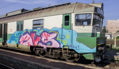 Graffiti Train - Photo by OUSSCREW